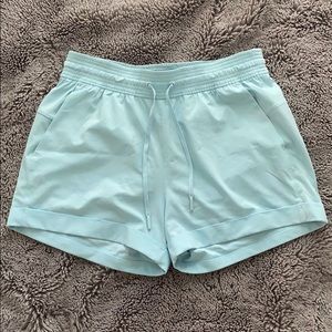 Light blue spring breakaway lululemon shorts